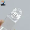 Frasco de Gel Sem Lavagem 30ml Desinfetante para Mãos Embalagem de Frasco Amostra em Forma de Escada Fabricante Frasco Quadrado Pequeno de Plástico com Tampa Flip-Top Triângulo Invertido