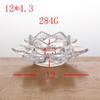 Candelabro de Loto de Cristal Blanco Alto Soporte de Cera para Aromaterapia Adornos de Base para Velas de Cristal Colorido para Celebración de Boda