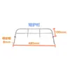 Accesorios Carrito Silencioso Plalh 150/200/300 Barandilla Carrito Plano Carrito de Doble Capa Valla