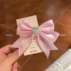 Presilha de Cabelo Laço de Morango Doce e Fofo Elástico de Cabelo Estilo Coreano Menina Estudante Corda de Cabelo Versátil Presilha para Franja Presilha Lateral