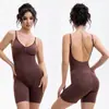 Ropa Moldeadora de una Pieza para Mujer, Ropa Interior Sexy sin Espalda para Moldear el Cuerpo, Tallas Grandes Moldeador de Cintura Adelgazante