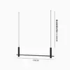 Tienda de Ropa de Gama Alta Colgador Colgante de Acero Inoxidable Perchero de Exhibición Multifuncional para Ropa Colgador de Cable de Acero de Doble Capa Perchero para Ropa