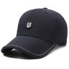 Gorra de béisbol delgada de secado rápido para hombre, verano, exterior, pesca, deportes, protección solar, gorra con visera para hombre, sombrero de sol con letra R