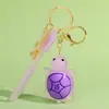 Nuevo Llavero de Tortuga Cigarra Roja Adorno Colgante Popular Muñeco de Dibujos Animados Regalo Creativo Venta al por Mayor Colgante para Bolso