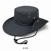 Sombrero de Pescador de Secado Rápido con Protección Solar para Exteriores para Hombres, Sombrero de Sol Grande para Pesca de Verano, Sombrero Personalizado para Senderismo en Camping en la Jungla