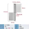 Bisagra de bandera de acero inoxidable de 3 pulgadas 4 pulgadas 5 pulgadas bisagra plegable soldada para puertas cortafuegos, sin agujeros, bisagra de bandera desmontable