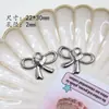 Colgante de Lazo Simple de Aleación Pintado en Spray Accesorios DIY para Pulseras, Collares, Pendientes y Otras Joyas