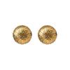 Novo padrão de casca escovado brincos hemisféricos femininos nicho estilo design high-end luxo brincos simples brincos para mulheres