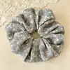 Novedad Primavera 2026 Diadema de Tela Floral para Coleta para Niñas, Versátil Goma Elástica Alta para Chongo