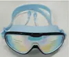 Gafas de natación Qi Lang con combinación de colores macarrón, lentes de alta definición antivaho, adecuadas para jugar en la playa, resistentes a impactos, equipo de natación para niños