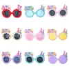 Nuevas Gafas de Cumpleaños, Sombreros de Cumpleaños, Gafas Divertidas con Forma de Rosquilla, Gafas con Letras de Cumpleaños para Tomar Fotos en Fiestas