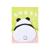 Adesivos de panda fofos etiquetas de notas para estudantes marcadores de desenho animado notas de lembrete marcadores de lembrete de escritório reutilizáveis