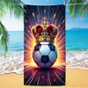 Toalha de Praia Modelo Novo 2026 da Copa do Mundo de Futebol dos Estados Unidos, Canadá e México, Toalha de Banho de Praia de Microfibra, Toalha Estampada de Secagem Rápida