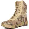 Botas de Combate de Primavera ao Ar Livre Outono e Inverno Padrão Piton Camuflado Botas de Combate Terrestre Calçados Táticos Botas Impermeáveis e Respiráveis Especial Homens