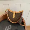 Bolsa de Mão Pequena de Alto Valor Transfronteiriça para Mulheres 2026 Nova Vintage Monograma Versátil Elegante Pequena Bolsa Tote Bolsa de Ombro Transversal