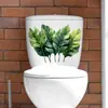Va-M291 Acuarela Hojas Verdes Frescas Dormitorio Baño Inodoro Pegatinas Decorativas Embellecimiento Pegatinas Autoadhesivas Venta al por Mayor Exportación