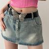 Cinturón de Mariposa Mismo Estilo que Song Yanfei Nuevo Atractivo Versátil para Jeans Cinturón Decorativo Fajín para Vestido