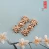 Fivela de Metal Hanfu Haoji Cinto Mudança de Cintura Retro Estilo Chinês Fivela Roupas Fivelas Decorativas