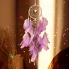 Filtro dos sonhos estilo floresta com anel duplo, um item popular transfronteiriço, um acessório charmoso para meninas, um presente de aniversário artesanal criativo e requintado