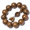 Sándalo dorado sumergido 2.5 2.0 pulsera hombres y mujeres joyería para pareja pulsera de 108 cuentas pulsera de cuentas de Buda al por mayor