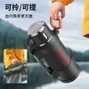 Botella de Agua Térmica Aislada para Uso en Casa, Separación de Té y Agua, Gran Capacidad, Termo Portátil para Exteriores, Botella de Agua Térmica Aislada para Montar en el Coche