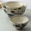 Cerâmica Importada do Japão Série de Flores Mino Ware Louça Tigela de Arroz Tigela de Sopa Tigela de Macarrão Xícara de Chá Xícara de Água Tigela Doméstica Estilo Japonês