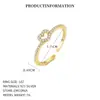 Colar Pingente em Formato de Y em Prata de Lei S925 Yuanfan para Mulheres com Coração Cravejado de Diamantes, Conjunto de Anéis Abertos Empilháveis, Joias de Prata em Estoque