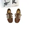 2026 Nuevos Zapatos de Entrenamiento Alemanes Personalizados para Mujer, Modelo Popular Este Año, Zapatos de Goma Transpirables con Velcro, Suela Plana, Versátiles y Cómodos
