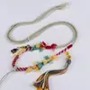 Cordón Colgante de Cuerda Encerada Hecho a Mano Estilo Xizang de Alta Gama, Hilo Colgante Multicolor para Varillas de Incienso, Amuletos Budistas y Colgantes Thangka