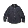 Camisa retro de cuadros finos estilo japonés para hombres y mujeres, unisex, corte holgado, casual, adecuada para primavera y otoño, chaqueta camisa de manga larga