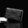 Bolso de Mano para Hombre de Alta Gama con Patrón de Cocodrilo, Bolso Clutch de Lujo Ligero para Negocios, Bolso Clutch Casual Multicapa de Moda de Gran Capacidad