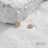 Base em Formato de Flor Banhada a Ouro 14K18K para Pulseiras Artesanais DIY, Materiais para Espaçadores de Joias, Acessórios de Base para Contas de Brincos