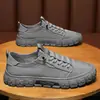 Zapatos de hombre casuales de moda de seda de hielo para las cuatro estaciones, zapatos de estudiante