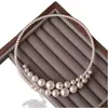 Colar Cruz de Pérolas Irregulares, Gargantilha de Luxo Leve de Alta Qualidade, Acessórios Versáteis para Colares Estilo Corte Francês Elegante Atacado