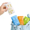 Tarjeta de impermeable desechable, portátil, todo en uno, engrosada, adecuada para ciclismo, viajes, poncho de lluvia unisex para parques acuáticos