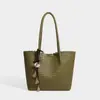 Bolso Tote de Textura Tejida Nuevo 2026 para Mujer, Bolso de Hombro de Gran Capacidad con Diseño de Borde Ondulado, Estilo Ins Europeo y Americano