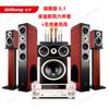 Conjunto de cine en casa Qisheng, amplificador de potencia 5.1 de alta potencia, decodificación dual, DTS Fever Class HIFI, conjunto completo de potencia 7.1