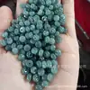 Fabricante em estoque Fivela de segurança de jade Jade de poço antigo de Mianmar contas soltas contas de ábaco de água azul Acessórios DIY peças de reposição sementes glutinosas