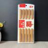 Chopsticks Domésticos Atacado Feitos de Sândalo Anti-Alergênico, Pares de 24cm Por Pacote, Longos, Carbonizados, Resistentes a Altas Temperaturas, Chopsticks de Bambu Sem Mofo