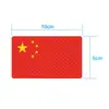 Calcomanías reflectantes fuertes para coche calcomanías para coche de bandera roja de cinco estrellas creativas modificadas para la carrocería calcomanías para bloquear arañazos calcomanías decorativas para coche eléctrico