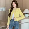 Elegante y Chic Abrigo Corto de Dama, Suave Nuevo Estilo 2026, Hermosa Prenda Casual Estilo Francés para Principios de Primavera y Otoño