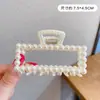 Pinza de Tiburón de Metal de Alta Gama para Mujer Accesorios para el Cabello Grandes Cabello Muy Largo Volumen Pinza de Agarre Múltiple Pinza para el Trasero de la Cabeza Tocado