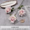 Rosa de Esquina de 3 Cabezas Flor Artificial Decoración Suave para el Hogar Flor Artificial Rosa Hotel Rosa Flor de Mesa Arreglo Floral de Mesa Venta al por Mayor y al Menudeo