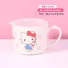 Hellokitty Melamina Vajilla Infantil Mesa para Niños Hogar Anticaídas y Antiescaldado Taza de Agua Linda Plato para Bebé Bol de Arroz Juego de Cuchara
