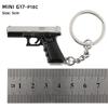 Pingente Mini 1911 Liga GLOCK Modelo P92 G17 Chaveiro Revólver Sand Eagle 5cm