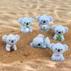 Koala Lindo de Dibujos Animados DIY Pegamento de Crema Hecho a Mano Llavero Colgante de Moda Adorno 3D de Resina Venta al por Mayor