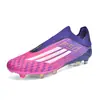 Chuteiras de Futebol Transfronteiriças Flyknit Sem Costura TF Travadas Cano Baixo AG Travadas para Jovens e Adultos Competição Treinamento Em Estoque