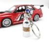 Comercio electrónico transfronterizo NOS aceleración de nitrógeno forma de botella llavero de metal colgante piezas de modificación de coche llavero