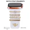 Adecuado para Correa de Silicona de Apple Watch Anillo Decorativo Juego de Cinco Piezas Tachuelas Decorativas Tachuelas Decorativas para Correa
