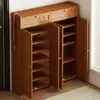 Nuevo modelo de zapatero de entrada multicapa, zapatero doméstico a prueba de polvo de gran capacidad, almacenamiento simple para recibidor interior, tipo económico